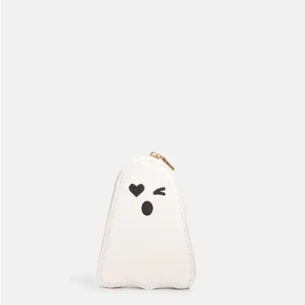 Coach Halloween Ghost Coin Case NWT
